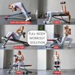 Adjustable Multi-Functional Weight Bench for Home Gym