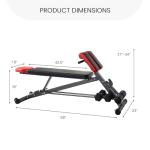Adjustable Multi-Functional Weight Bench for Home Gym