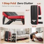 NICEPEOPLE Adjustable Weight Bench for Home Gym