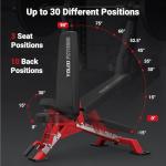 YOLEO Adjustable Heavy Duty Weight Bench