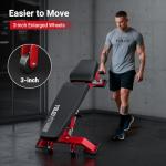 YOLEO Adjustable Heavy Duty Weight Bench