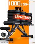 BARWING Adjustable Heavy Duty Weight Bench