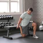 Heavy Duty Adjustable Flat Weight Bench for Home Gym