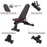 DERACY Adjustable Weight Bench for Full Body Workouts