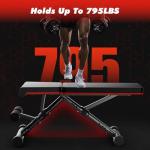 Adjustable Foldable Weight Bench for Home Gym