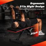 Adjustable Foldable Weight Bench for Home Gym