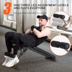 BARWING Adjustable Foldable Weight Bench for Home Gym