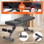 BARWING Adjustable Foldable Weight Bench for Home Gym