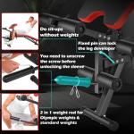 Adjustable Weight Bench with Leg Extension and Curl