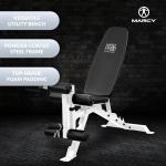 Foldable Full-Body Workout Bench with Adjustable Backrest