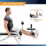Foldable Full-Body Workout Bench with Adjustable Backrest