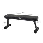 Foldable Flat Weight Bench for Versatile Training