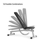 Weider Adjustable Bench with 16 Positions for Workouts