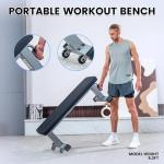 Heavy Duty Flat Weight Bench for Home Gym