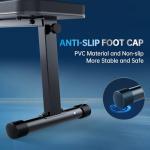 MAHAO Foldable Flat Weight Bench for Home Gym