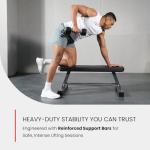 Heavy-Duty Flat Weight Bench for Home Gym