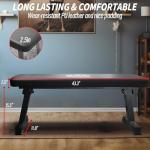 Houbos Foldable Flat Weight Exercise Bench