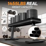 YAMO Adjustable Flat Weight Bench for Home Gym