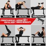 Houbos Foldable Flat Weight Exercise Bench