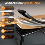 YAMO Adjustable Flat Weight Bench for Home Gym