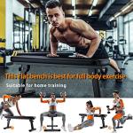 AOTORJAY Folding Weight Bench for Home Workouts
