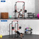 SunHome Multi-Functional Power Cage Squat Rack