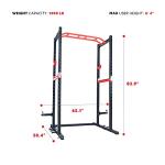 Sunny Health & Fitness Power Zone Strength Rack