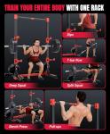 Adjustable Squat Rack with Pull-Up Bar