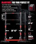 Adjustable Squat Rack with Pull-Up Bar