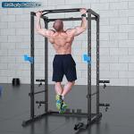 Multi-Functional Power Cage with Attachments for Home Gym