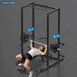 Multi-Functional Power Cage with Attachments for Home Gym