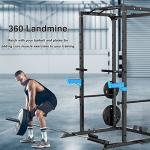Multi-Functional Power Cage with Attachments for Home Gym