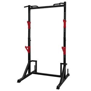 CANPA Adjustable Power Rack with Pull-Up Bar