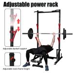 CANPA Adjustable Power Rack with Pull-Up Bar