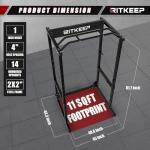 RitKeep Power Cage Rack for Home Gym