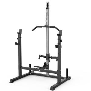 Adjustable Power Rack with LAT Pulldown System