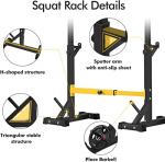 Adjustable Squat Rack Stand for Home Gym
