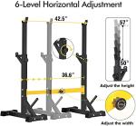 Adjustable Squat Rack Stand for Home Gym