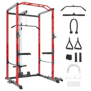 GarveeLife Power Cage with LAT Pulldown System