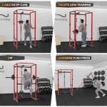 GarveeLife Power Cage with LAT Pulldown System