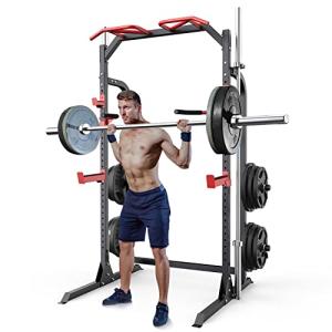SunHome Multi-Functional Power Cage Squat Rack