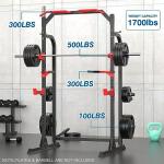 SunHome Multi-Functional Power Cage Squat Rack