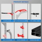 SunHome Multi-Functional Power Cage Squat Rack