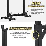 CANPA Adjustable Squat Rack and Barbell Stand