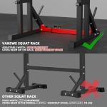 VANSWE Adjustable Squat Rack for Home Gym