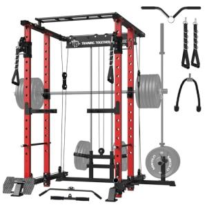 Mikolo 1500lbs Power Cage with LAT Pulldown