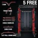 Mikolo 1500lbs Power Cage with LAT Pulldown