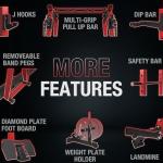 Mikolo 1500lbs Power Cage with LAT Pulldown