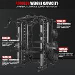 Commercial Smith Machine and Weight Bench Combo