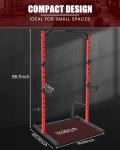 Adjustable Multifunctional Squat Rack for Home Gym